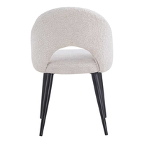 Chaises de salle à manger légères et luxueuses pour hôtels, chambres, restaurants et cafés, avec un tissu contemporain et un coussin doux et décontracté.