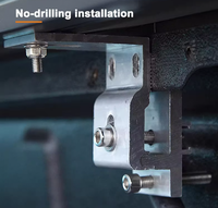Couvercle de benne électrique rétractable en alliage d'aluminium étanche avec verrouillage, installation sans perçage pour Silverado – Fournisseur d'usine