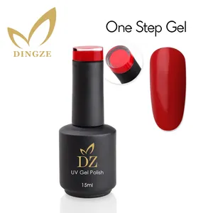 DZ free samples long lasting soak off gel one step 15ML 12ML 8ml LED UV One Step Gel Polish