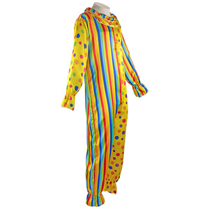 Disfraz de Payaso Unisex, Mono con Rayas y Puntos, Traje de Cosplay para Fiesta de Halloween para Adultos, Ropa para Actuaciones - Product Image 3