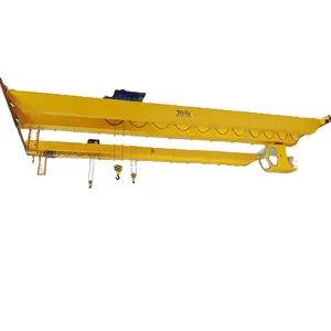 Hoist european double beam overhead bridge crane for plant