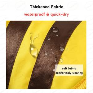 प्यारा डिज़ाइन पालतू स्विमवीयर डूबने से बचाने वाला वाटरप्रूफ हाई फ्लोटिंग डॉग कैट लाइफवेस्ट पालतू कपड़े - Product Image 5