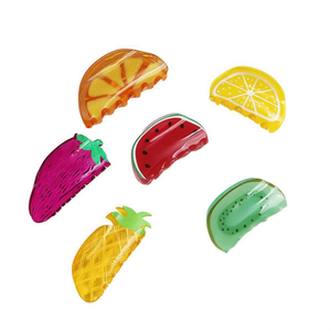 Pinza para el pelo Angelina Fruit Series de 8 cm, accesorio para el cabello para mujer, bonita, de uso diario, de plástico, de alta calidad - Product Image 4