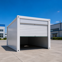 Garage modulaire galvanisé anti-rouille pour véhicules, idéal pour le stockage extérieur, usage domestique et commercial