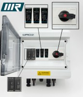 WRDZ WR-T2-DC 1500VDC Honor SPD Type2 Dispositif de protection contre les surtensions 20kA 40kA SPD pour système d'énergie solaire photovoltaïque pour l'Europe