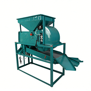 เครื่องทำความสะอาดเมล็ดพืชอเนกประสงค์กำลังการผลิตสูง พร้อมมอเตอร์ สำหรับข้าว ข้าวสาลี ถั่ว  พร้อมตะแกรงสั่นสะเทือน 800-1000 กก./ชม. - Product Image 1