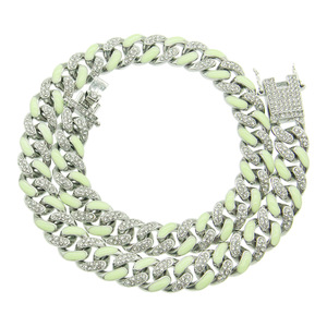 สร้อยคอคิวบาลิงค์เรืองแสงเรียบง่าย สไตล์ฮิปฮอป วัสดุอัลลอยด์ สำหรับผู้ชาย แฟชั่นเครื่องประดับขายส่ง ปี 2026 สินค้าขายดี - Product Image 6