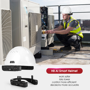 IOT Mũ bảo hiểm an toàn với máy ảnh 4G 5g dịch vụ đám mây nền tảng dữ liệu lớn dựa trên ai chuyên gia công nghệ hướng dẫn từ xa mũ cứng thông minh - Product Image 4