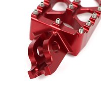DANCARO Repose-pieds Moto CNC Repose-pieds En Aluminium Pour HONDA CR/CRF/125/250/500/230/450R Dirt Bike Pédale Modèle Personnalisation
