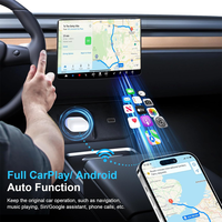 Wooboobox OEM ODM CarPlay inalámbrico Android Auto Dongle 4GB RAM Apariencia múltiple 2 en 1 Volkswagen adaptador AIbox 2 1