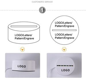 Lampe de nuit LED en acrylique en forme de chat avec contrôle tactile, alimentation USB, blanc chaud, multicolore changeant, lampe décorative DIY pour chambre à coucher - Product Image 2