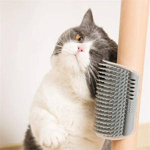 Rascador de pared para perros y gatos, muebles de protección con cepillo de hierba gatera, esquina, superventas - Product Image 1