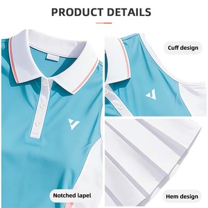 Robe de sport GEEDA imprimée grande taille, respirante, séchage rapide, protection UV, pour la course à pied, service OEM, vêtements de tennis pour femmes - Product Image 5