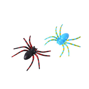 Creepy Crew <b>Spiders</b> 6 Pack <b>Plastic</b> Halloween Decorations Outdoor Party Props - Product Image 4