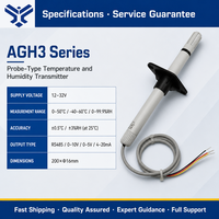 Nouveau transmetteur de température et d'humidité de type sonde série AGH3 pour Vaisala HMT120/130 RS485 Modbus 4-20mA 0-10V 0-5V en stock