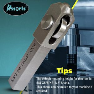 Ateoria Mini Lathe Burnishing Tool 5/8 In Shank Mirror Finish <b>Roller</b> For Cnc And Manual Lathes Steel <b>Metal</b> Polishing - Product Image 2