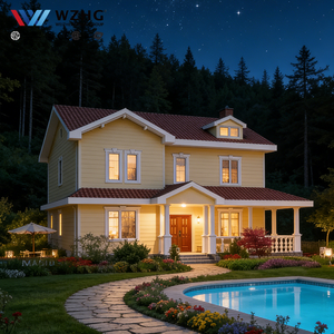 Maisons mobiles préfabriquées en acier léger au design moderne, maisons modulaires pour chambre ou hôtel, villas modernes - Product Image 1