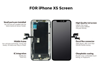 Écran OLED de haute qualité pour iPhone X et Plus Vente en gros 1 an de garantie Matériau d'origine Marque de pour le fournisseur Alibaba