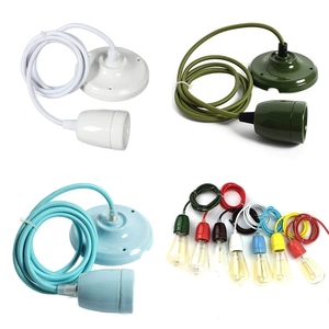 Ánh sáng bóng đèn ổ cắm chủ vít trong tiêu chuẩn cơ sở trung bình Edison retro Mặt dây chuyền bóng đèn E26 E27 đèn ổ cắm với Shade Ring - Product Image 5