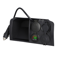 Panneau de chargeur multiple 12V pour voiture, pour Honda Fit F.I.T PD QC3.0, chargeur rapide 18W, double ports USB, voltmètre, prise allume-cigare