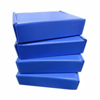 Boîte d'emballage en plastique en carton ondulé PP creux, personnalisée par le fabricant, type valise intégrée pour le transport aérien et le stockage