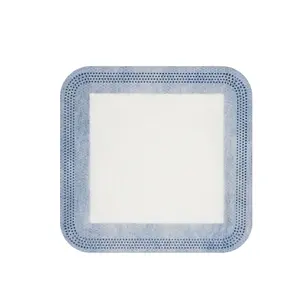 Large Suction Volume Non Adhesive Wound Skin Friendly New Polymer High Breathability Blue Surgical Absorbent Pad Dressing