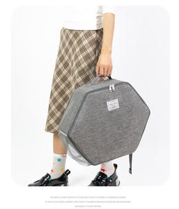 Bac à litière de voyage pour chat portable avec couvercle zippé Bac à litière de voyage pliable Pas de fuite Pas d'odeur Bac à litière étanche pour chat - Product Image 5