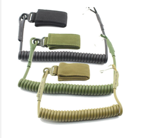 เชือกยืดหยุ่นแบบยืดหดได้สำหรับล่าสัตว์กลางแจ้ง DFR925 ทำจากไนลอนพร้อมสปริงนิรภัย - Product Image 1