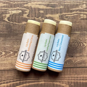 Envase Ecológico Personalizado de Cartón Kraft para Cosméticos, Tubo de Lápiz Labial, Tubo Desodorante Retráctil, Tubo de Bálsamo Labial con Sistema de Empuje Inferior - Product Image 4