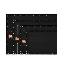 Écran de clôture d'intimité personnalisable, respectueux de l'environnement, en HDPE et résistant aux UV, selon les exigences