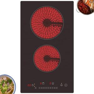 <span class=keywords><strong>Table</strong></span> <span class=keywords><strong>de</strong></span> <span class=keywords><strong>cuisson</strong></span> en céramique à infrarouge <span class=keywords><strong>Domino</strong></span> ETL 2 brûleurs, intelligente, haute puissance, chauffage rapide - Product Image 3