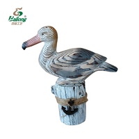 Oiseau de mouette en bois sculpté à la main, artisanat artistique en usine, décoration, 5 à 15 ans