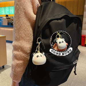 Lilangda colgante de descompresión de rebote lento llavero de Panda descompresión bolsa de resorte suave colgante regalo al por mayor llavero de Panda - Product Image 4