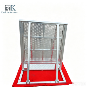 Barrière de foule modulaire personnalisable, barrière temporaire de contrôle des foules, clôture de barricade extérieure à vendre - Product Image 1