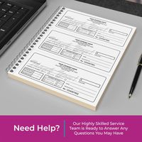 Carnets autocopiants NCR en 2 exemplaires pour factures, reçus, ordres de travail, ordres de vente, ordres d'achat, devis et formulaires de quotation