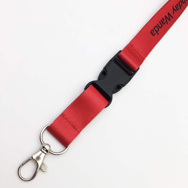 Custom Student Keychain Lanyard for University Polyester Lanyard With Removable Breakaway Lanyards Image 2