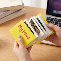Album photo instantané créatif pour bureau, imprimé en 3D, en forme de dossier, cadre photo pliable, ornement de bureau, artisanat en plastique, cadeau personnalisé