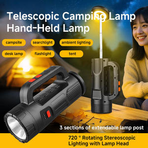 LED Camping Tent Light Rechargeable Searchlight