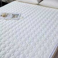 Surmatelas en mousse à mémoire de forme de luxe King Size, doux, lavable en machine, blanc, protège-matelas, housse de matelas à poche profonde