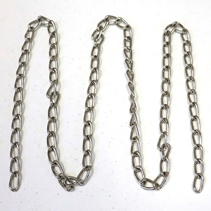 Juego de mangos de cadena cromados reutilizables para instrumentos veterinarios de obstetricia en ganado y animales de granja - Product Image 1