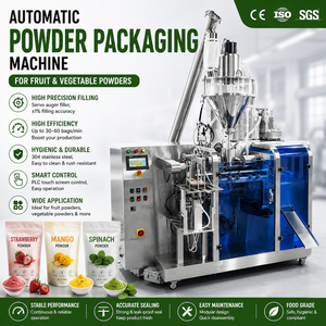 Fruit <b>Vegetable</b> Powder Packing Machine Automatic Premade Doypack Pouch Filling Sealing Equipment Food Powder Packaging - Product Image 1
