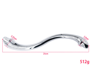 Juguetes Sexuales al por Mayor, Dildo de Doble Extremo, Masajeador de Punto G para Hombres y Mujeres, Masajeador de Próstata de Acero Inoxidable, Tapón Anal Impermeable - Product Image 3