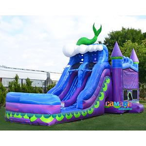 Maison <span class=keywords><strong>de</strong></span> rebond à double voie Purple <span class=keywords><strong>Crush</strong></span> et toboggan gonflable toboggan <span class=keywords><strong>de</strong></span> piscine toboggan gonflable Purple <span class=keywords><strong>Crush</strong></span> pour les enfants - Product Image 2