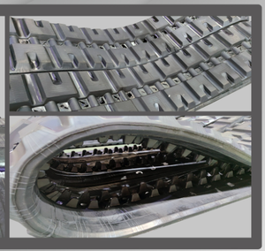 Chenilles en caoutchouc de remplacement pour excavatrice, certifiées ISO9001, garantie <span class=keywords><strong>12</strong></span> mois, marque HNGM, pour pièces de machines de construction - Product Image 4