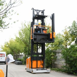 Gudang pemetik pesanan listrik, 1000kg/1500kg Forklift dengan tinggi angkat 6m untuk logistik dan pertanian - Product Image 2