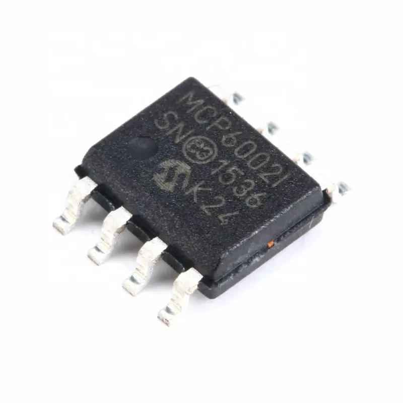 New Original ZHANSHI MCP6002T-I/SN chip dual channel operational amplifier 1.8V 1MHz SOP8 Electronic components integrated chip