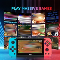 Console de jeu vidéo portable X52 5,1 pouces, 20000 jeux rétro, écran HD, lecteur de jeux Android, carte TF