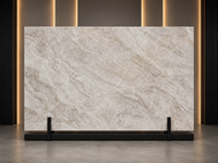 Dalle de quartzite Perla Santana polie pour plan de travail de cuisine, dessus de meuble de salle de bain, étagère en pierre, rebord de fenêtre, meneuse d'escalier, plateau de table d'appoint
