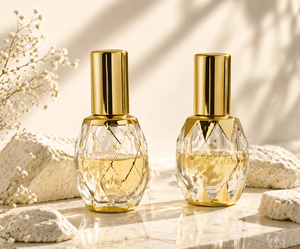 Luxury Hexahedral Electroplate <b>Glass</b> Spray <b>Bottle</b> <b>Empty</b> 15ml 12ml 10ml 8ml Gold Sliver Screw Sprayer Mini Perfume <b>Bottle</b> - Product Image 3