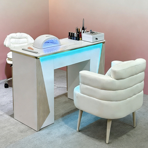 Mesa de Manicura para Salón de Belleza con Almacenamiento y Colector de Polvo - Product Image 1